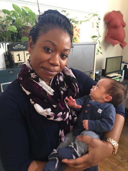 Baby Calvin at 4 weeks